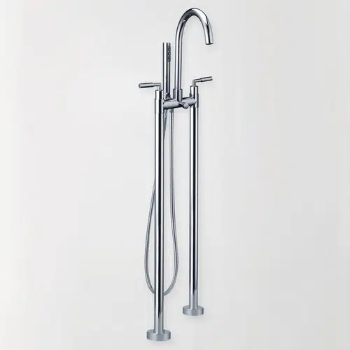 double handle freestanding faucet
