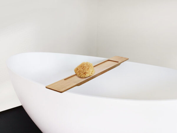 Natural Oak Bathtub Caddy