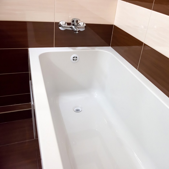 porcelain bathtub example.