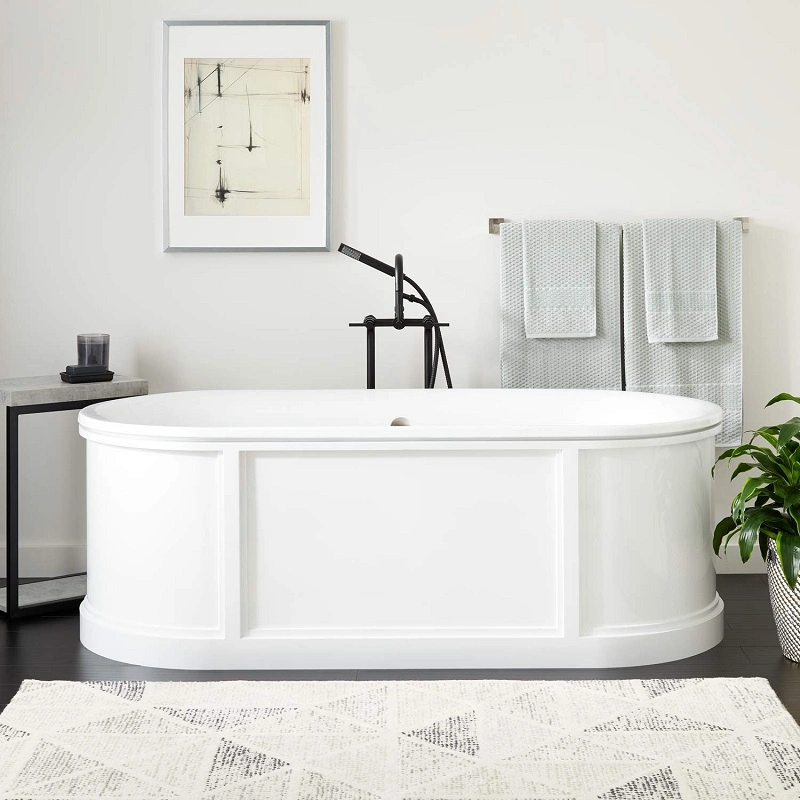 skirted bathtub examples.