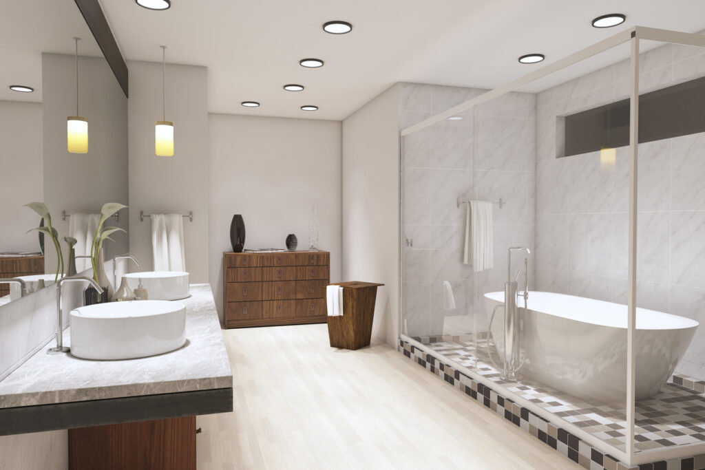 Common Bathroom Sizes And Dimensions, 6 Foot Bathroom Countertop Design