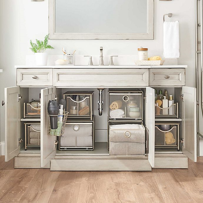 How to Organize Under a Bathroom Sink