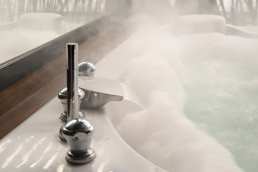 whirlpool tubs or steam showers.