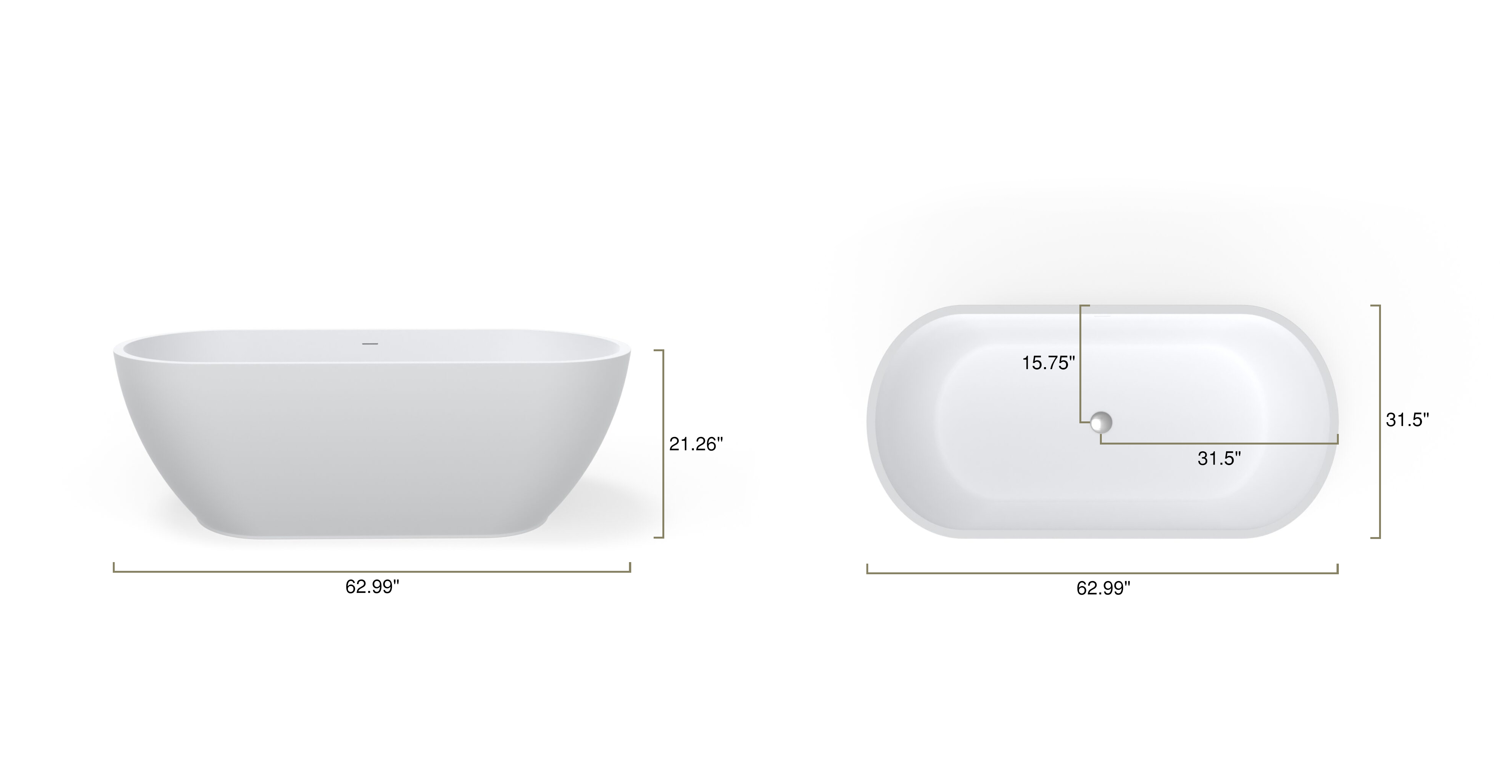 Freestanding Bathtub BW-02-M