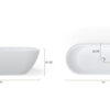 Freestanding Bathtub BW-02-XL