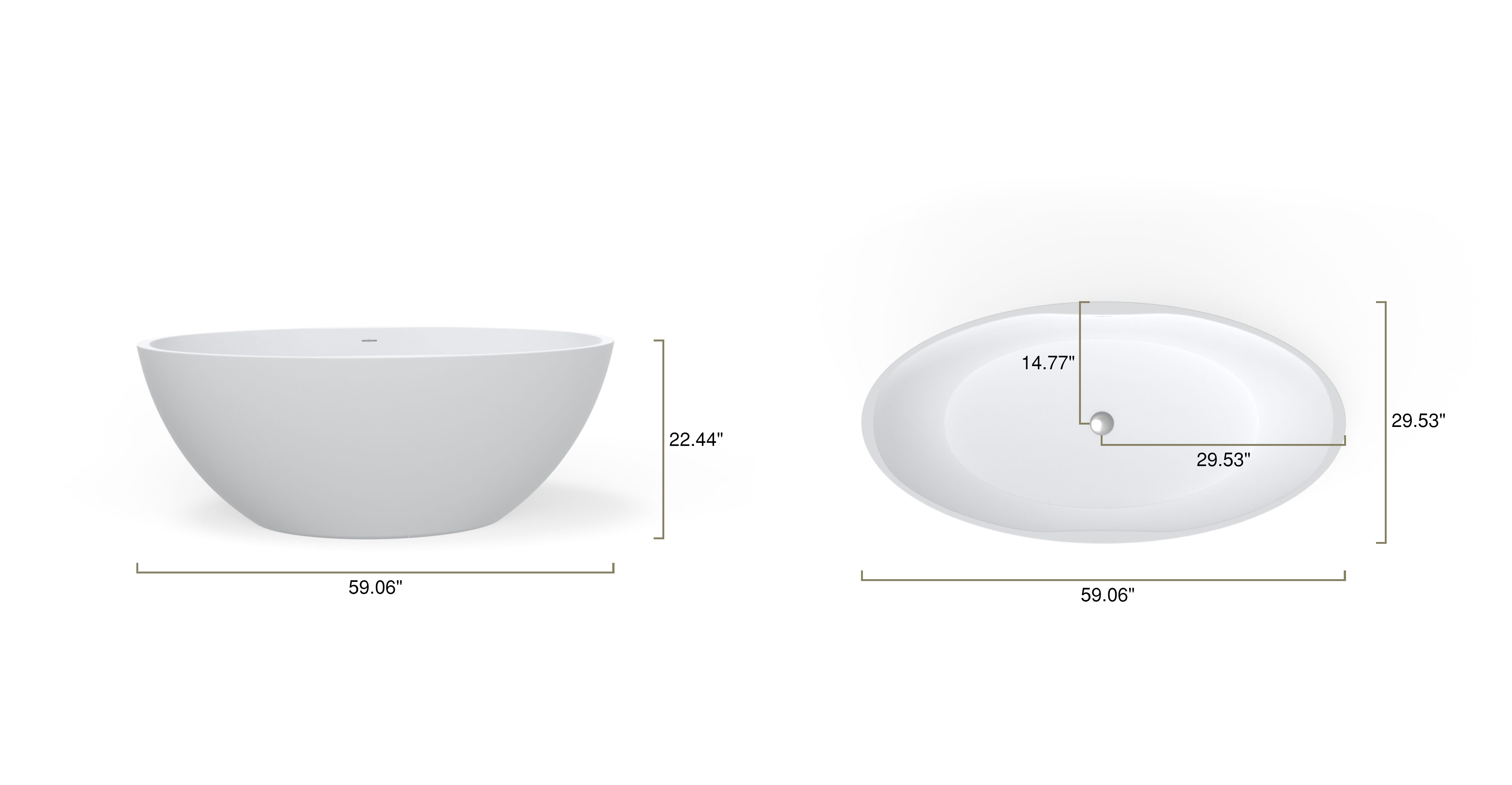 Freestanding Bathtub BW-04-L