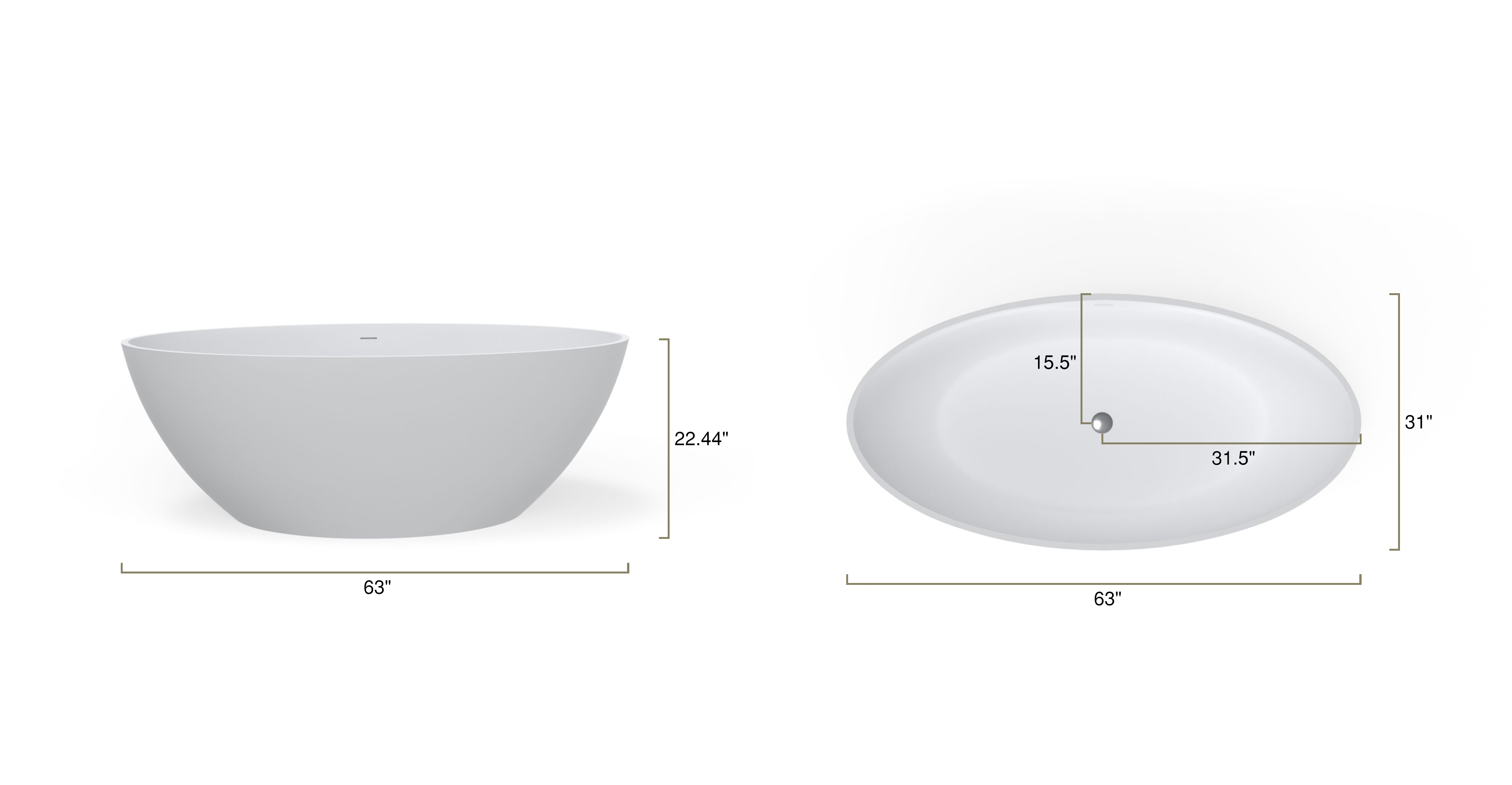 Freestanding Bathtub BW-05-L