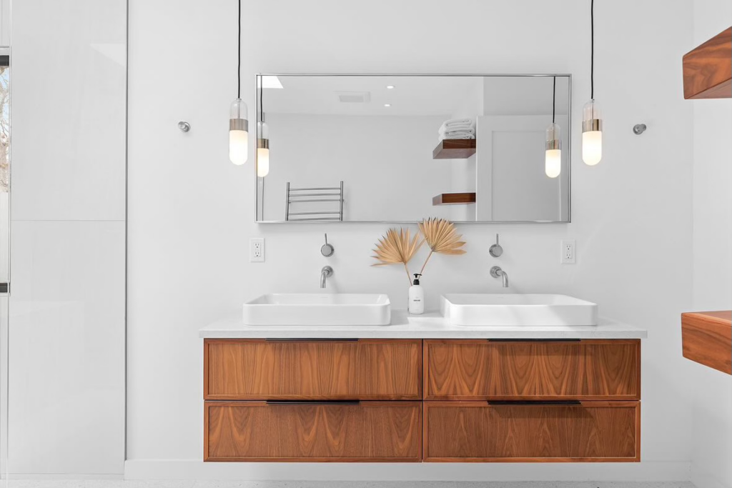 natural bathroom vanity