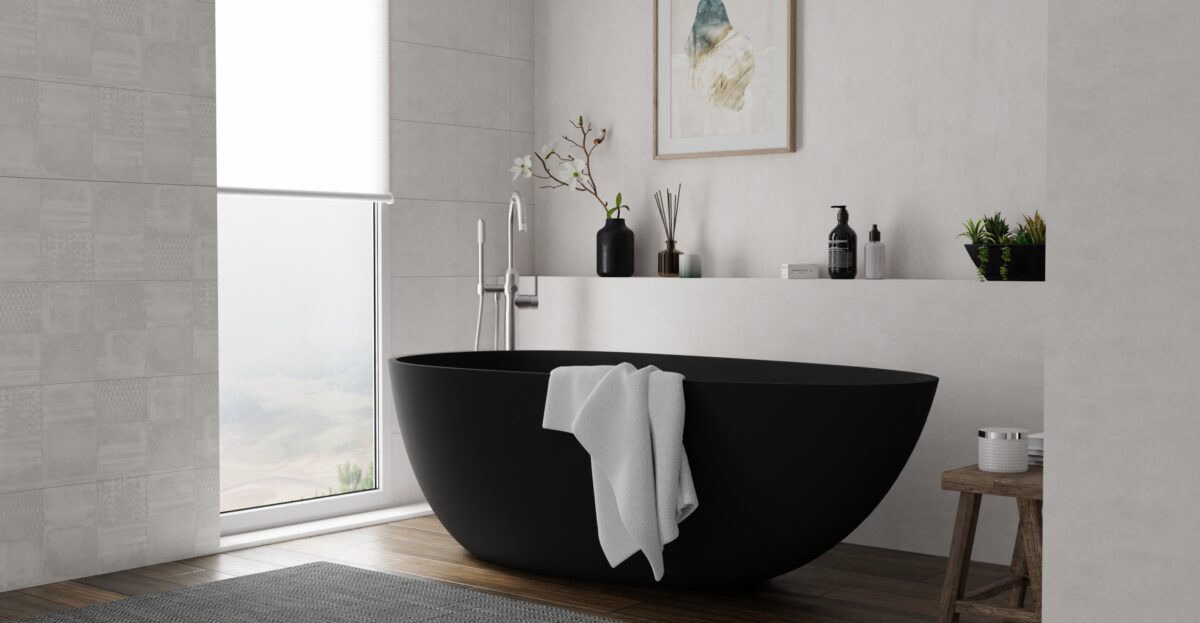 Freestanding Bathtub BW-01-L-BLK