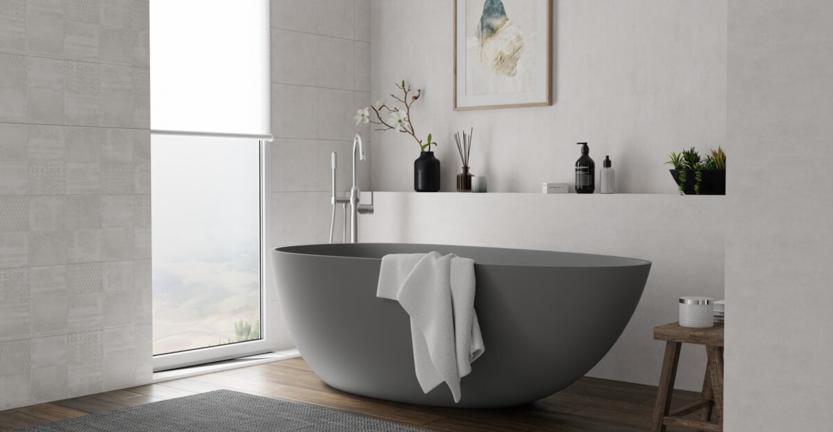 Freestanding Bathtub BW-01-L-GRY