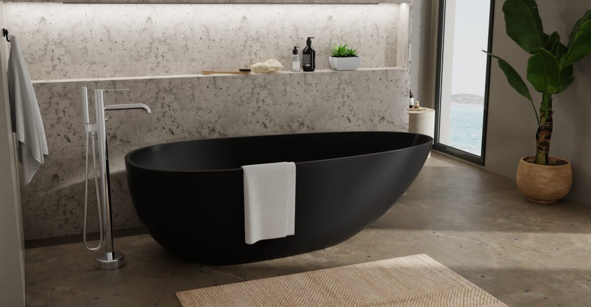 Freestanding Bathtub BW-01-XL-BLK