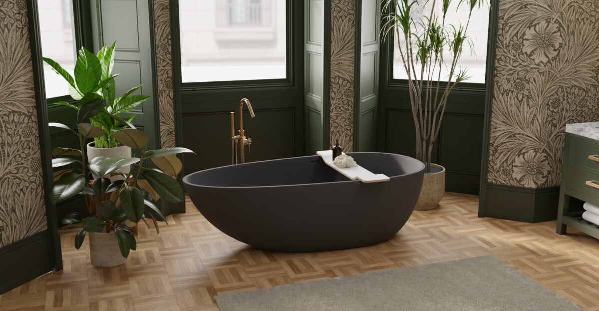 Large Freestanding Bathtub - Model BW-01-XL | Badeloft USA