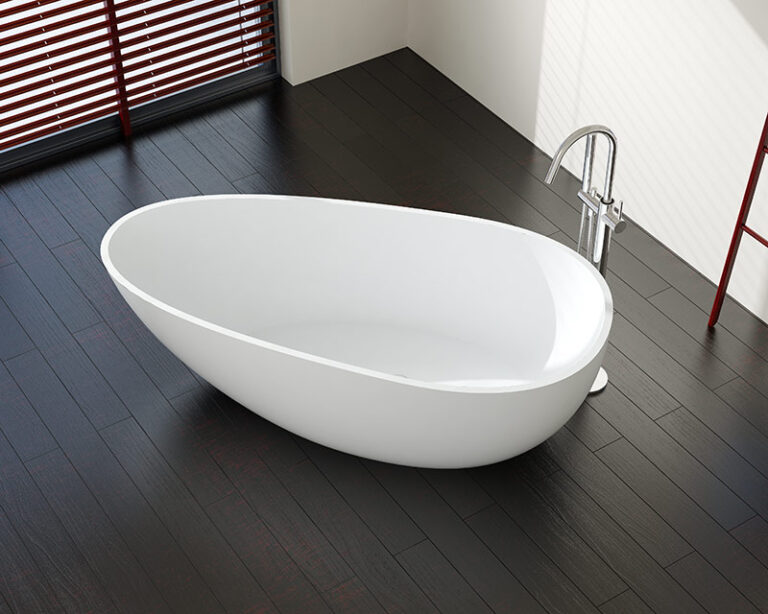 Large Freestanding Bathtub Model BW01XL Badeloft USA