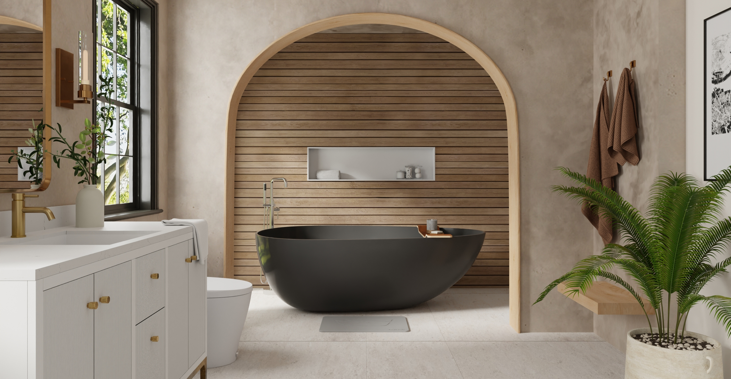 Freestanding Bathtub BW-01-XXL
