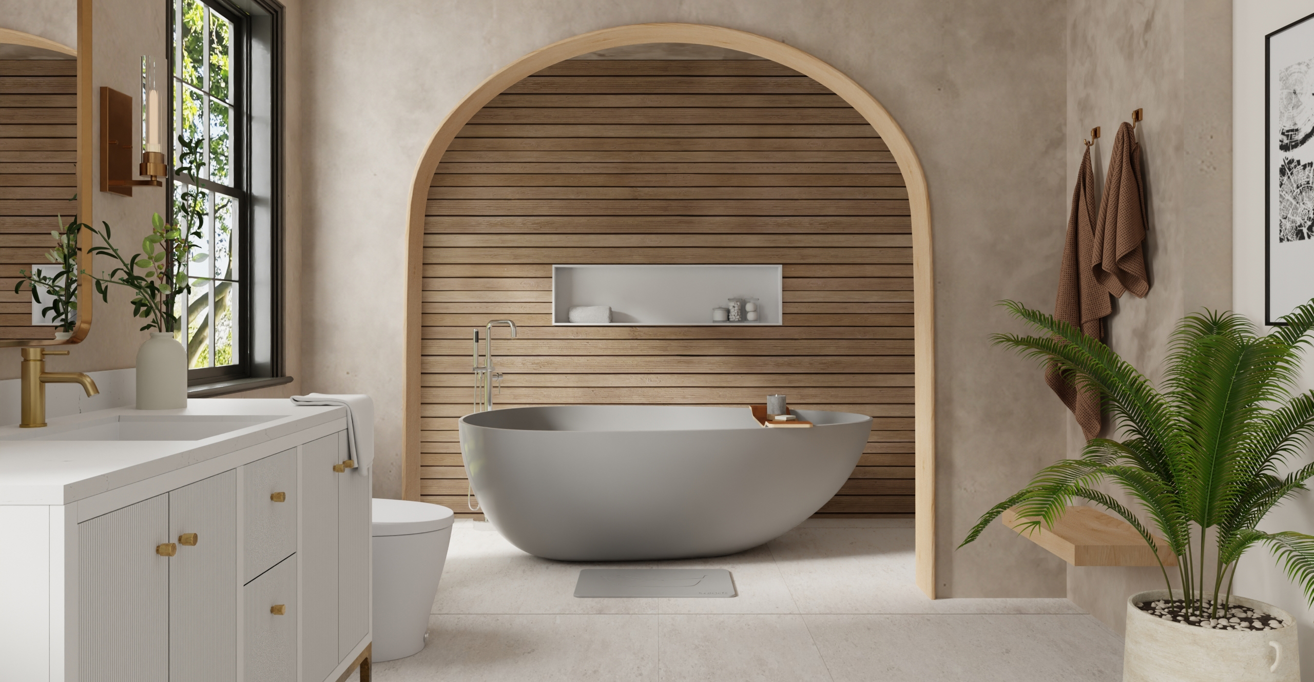 Freestanding Bathtub BW-01-XXL