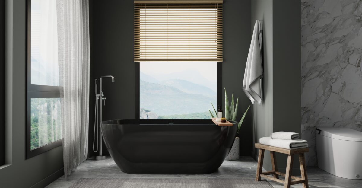 Freestanding Bathtub BW-02-M-BLK