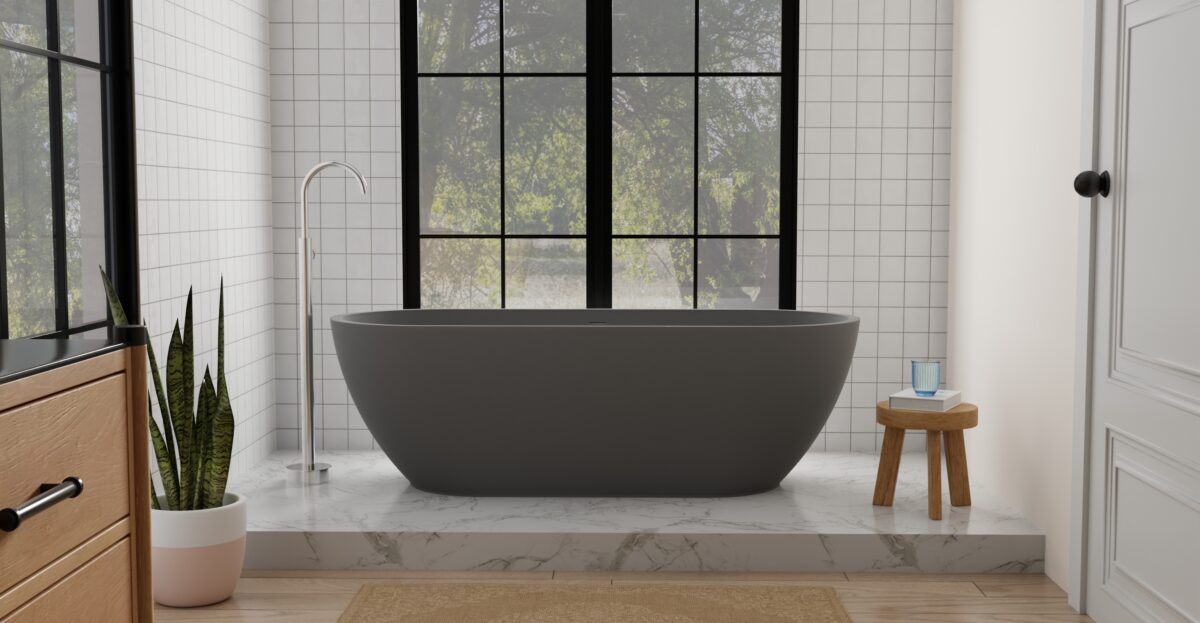 Freestanding Bathtub BW-02-XL-GRY
