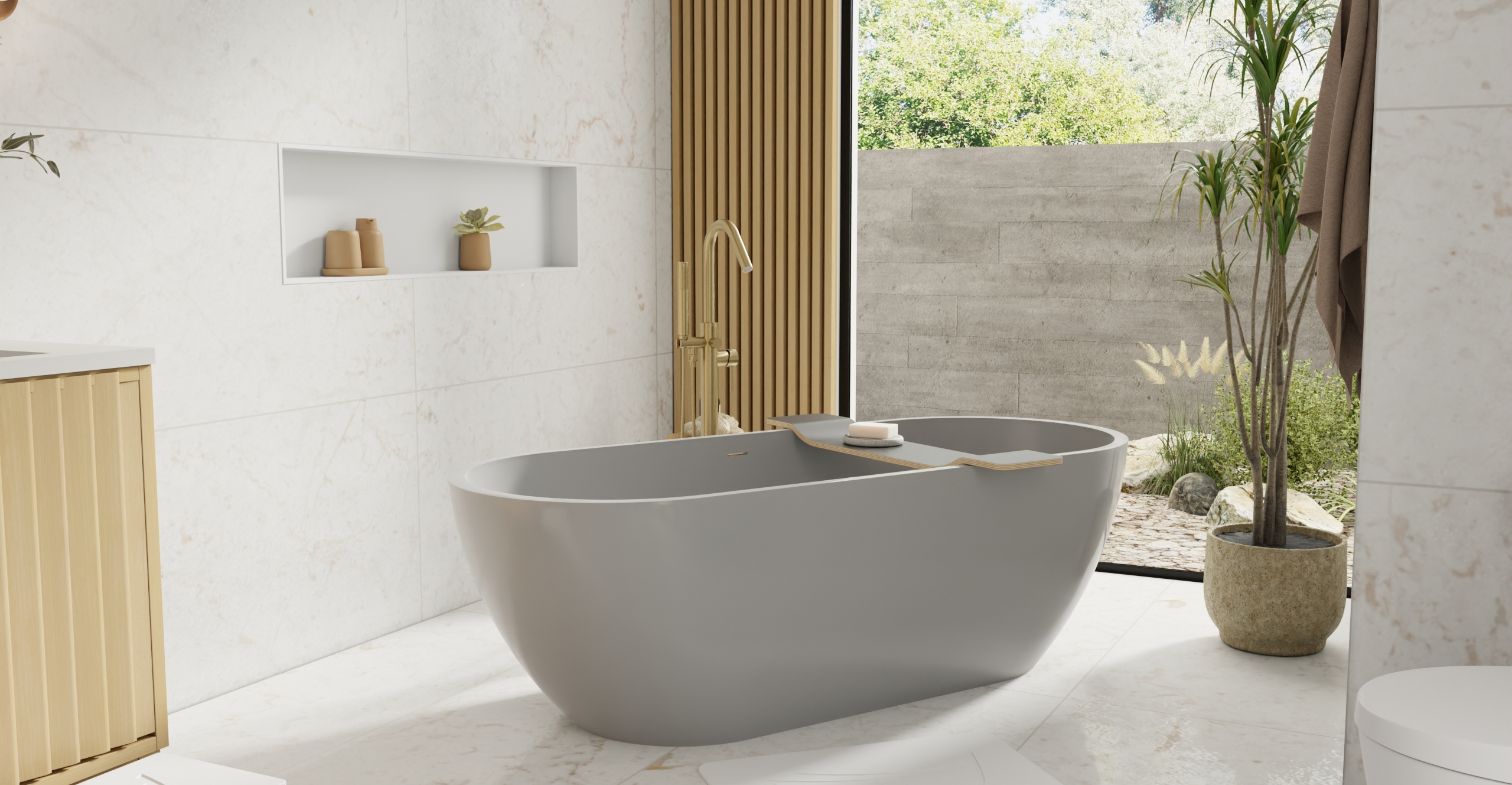 Freestanding Bathtub BW-02-XL