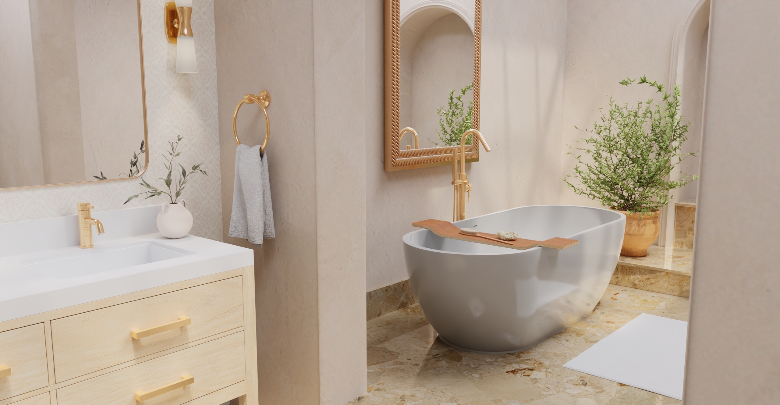 Freestanding Bathtub BW-02-XL