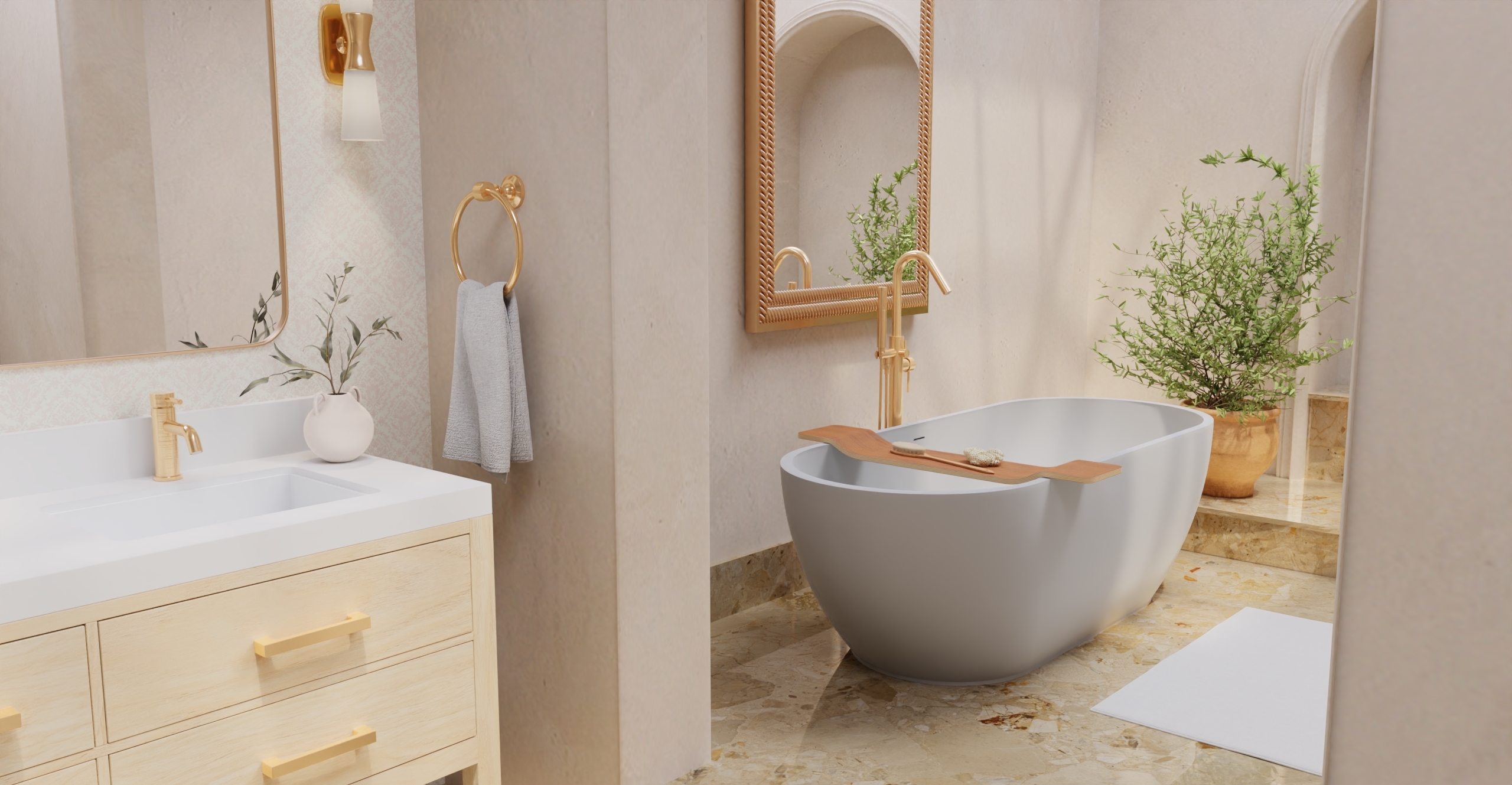 Freestanding Bathtub BW-02-XL
