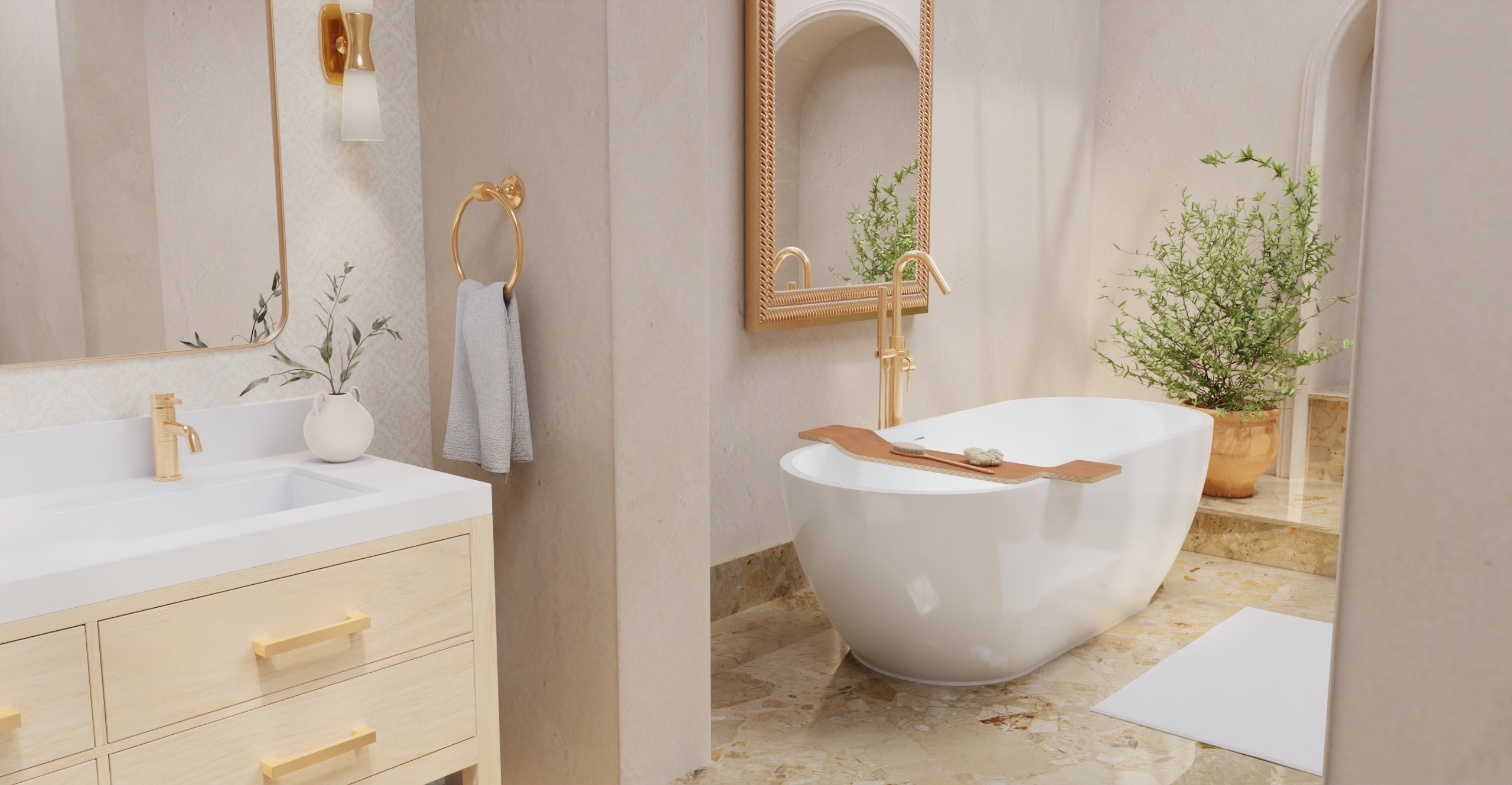 Freestanding Bathtub BW-02-XL