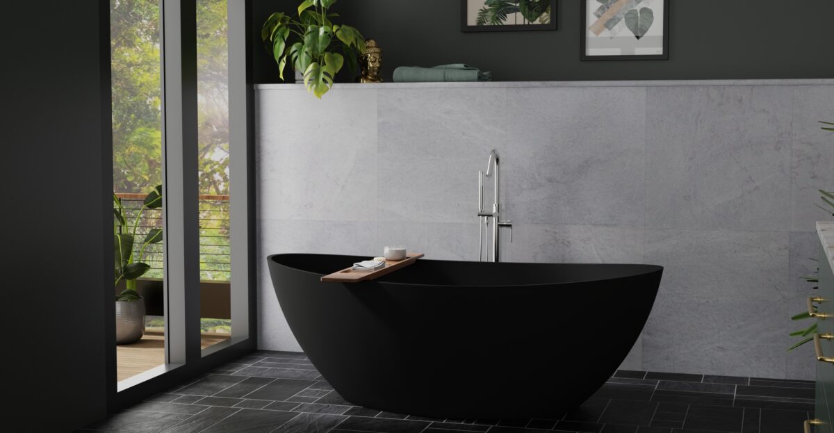Freestanding Bathtub BW-03-L-BLK