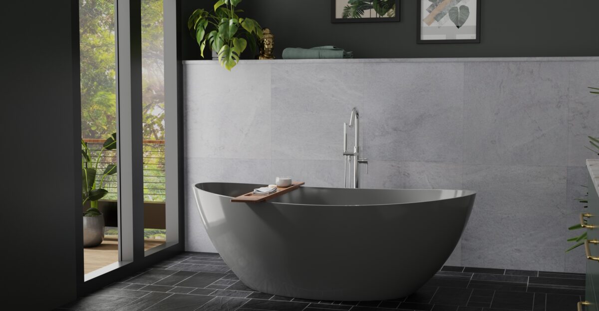 Freestanding Bathtub BW-03-L-GRY