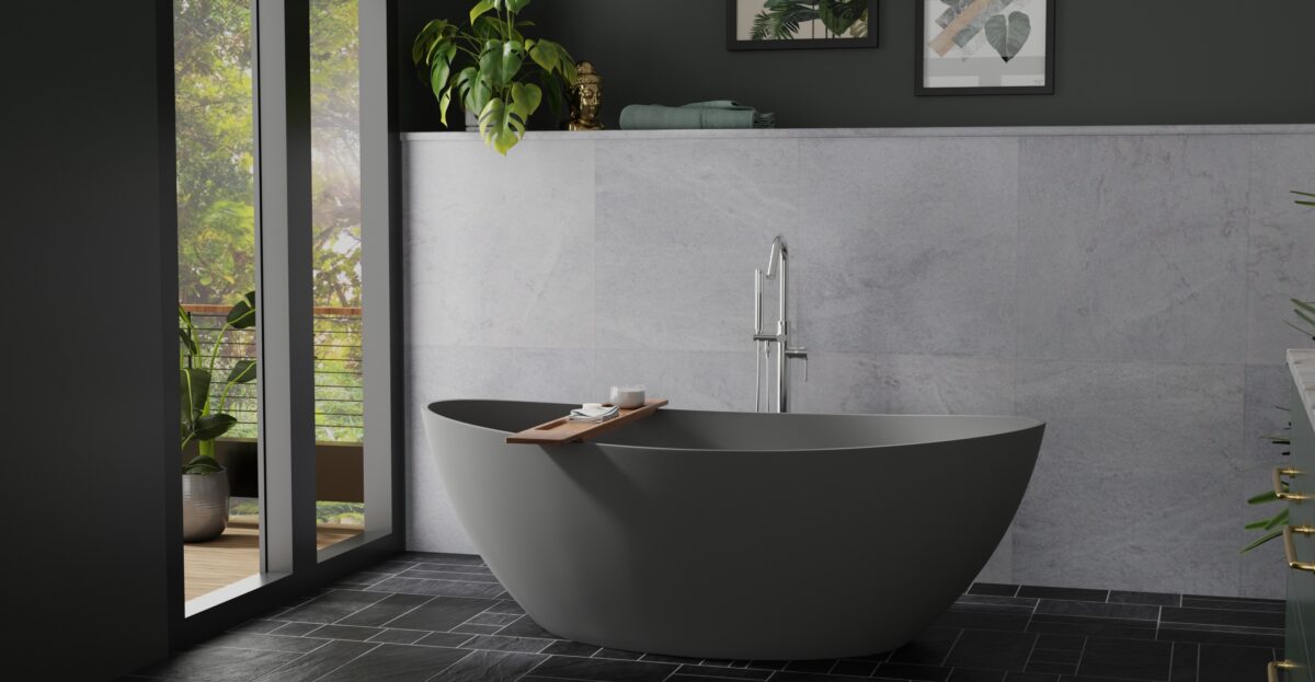 Freestanding Bathtub BW-03-L-GRY