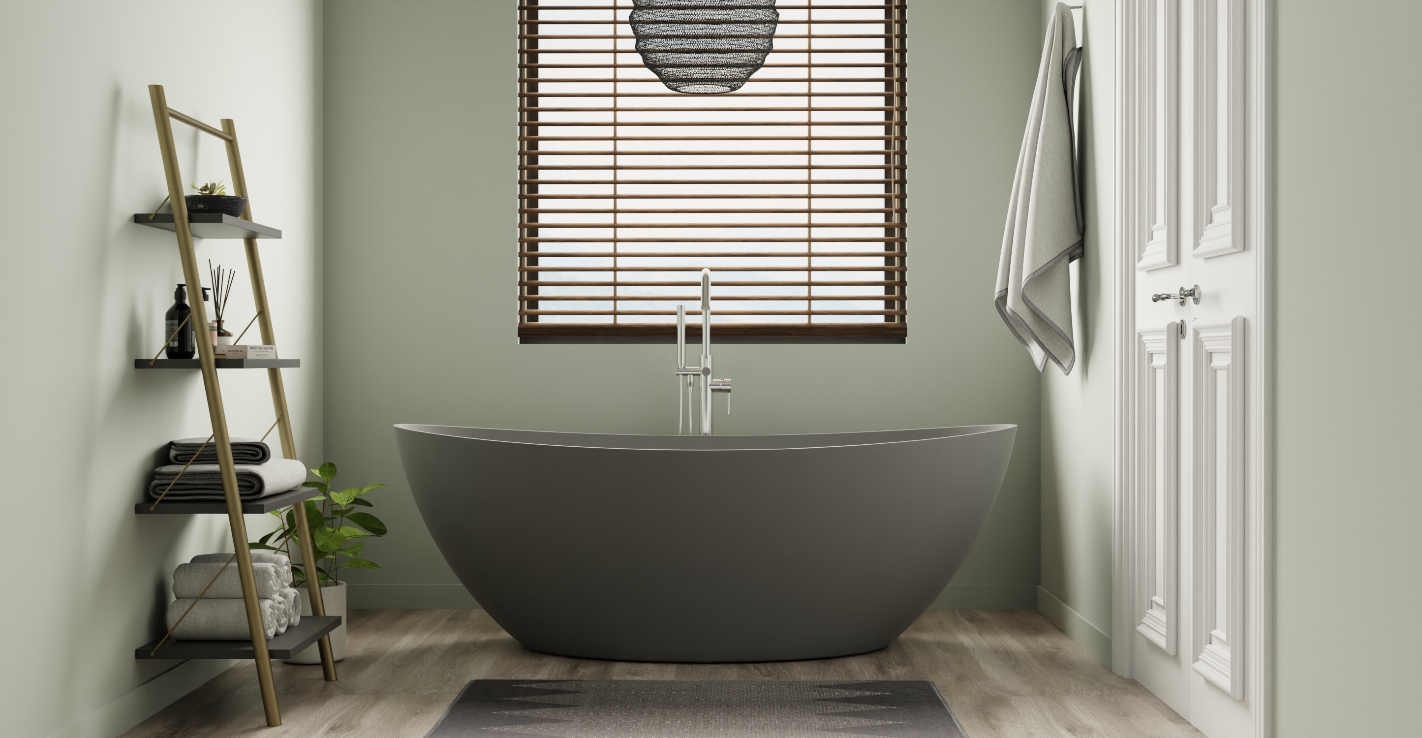 Freestanding Bathtub BW-03-L-GRY