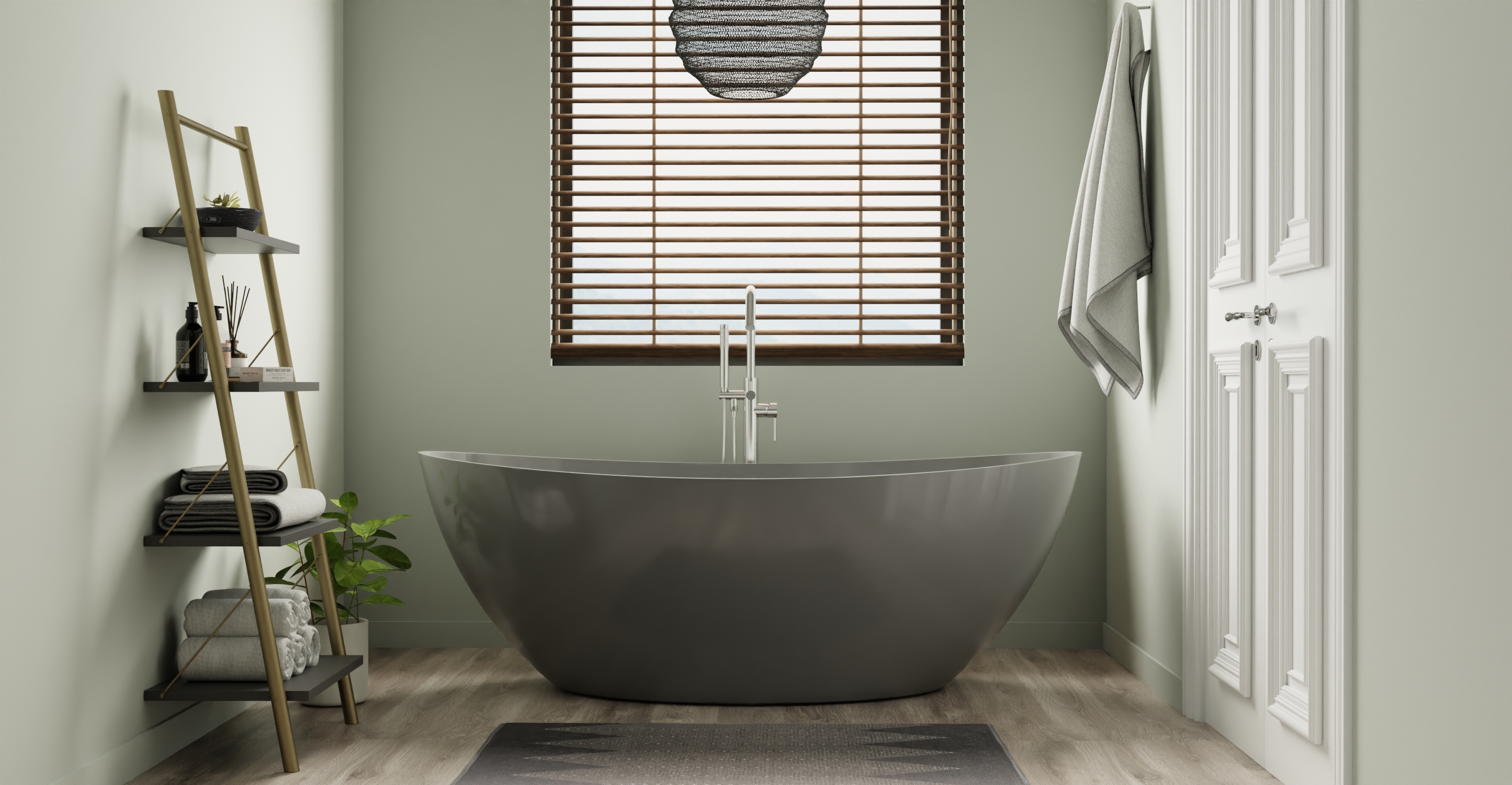 Freestanding Bathtub BW-03-L-GRY