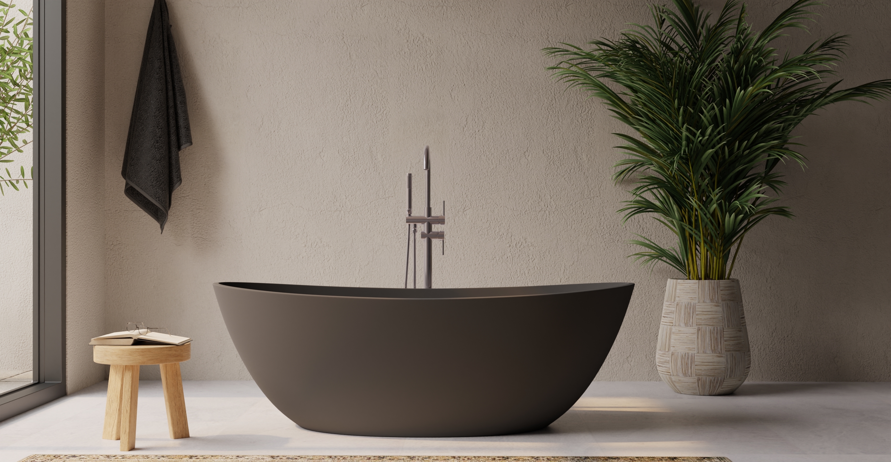Freestanding Bathtub BW-03-M-BLK