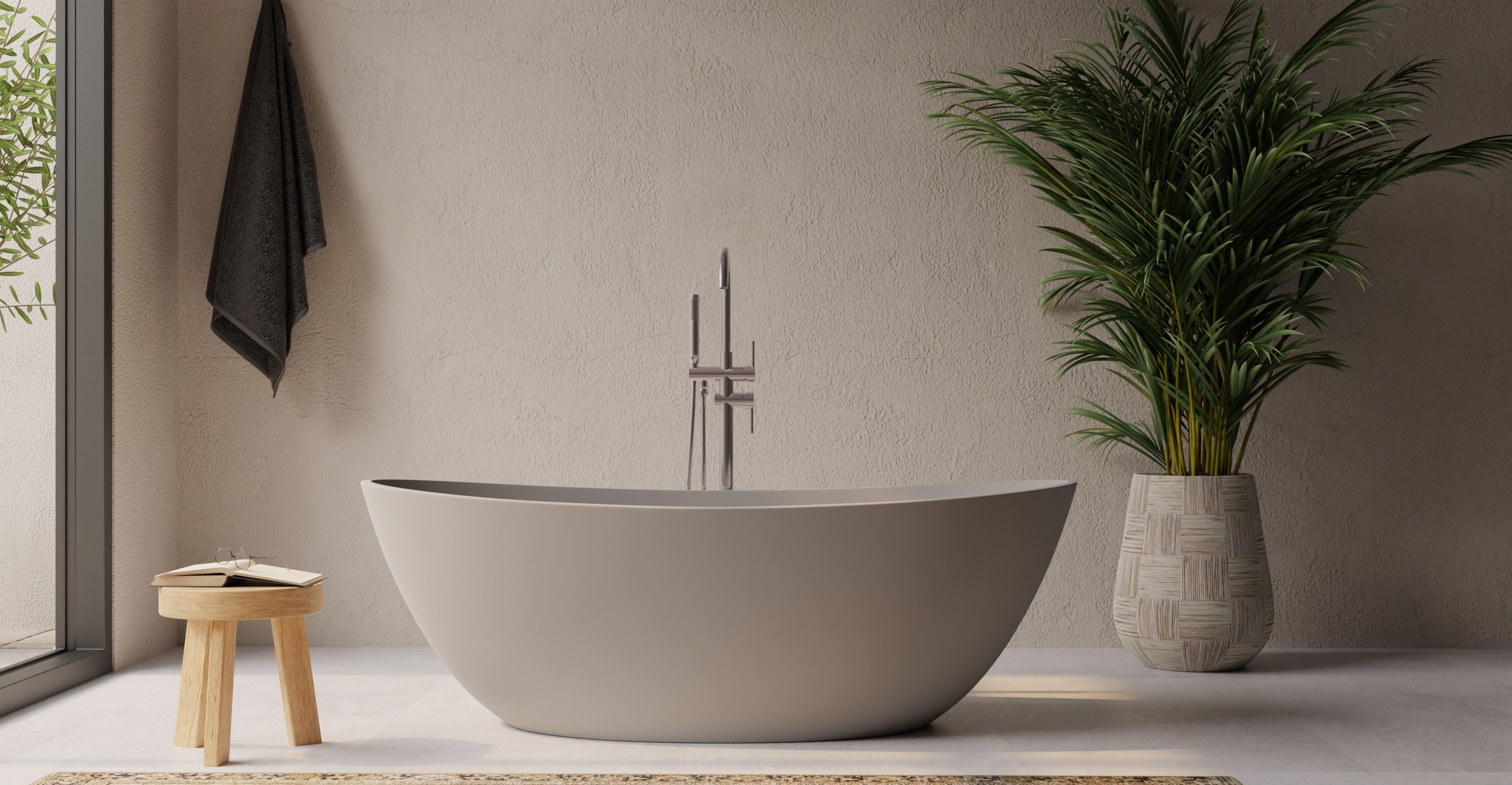 Freestanding Bathtub BW-03-M-GRY