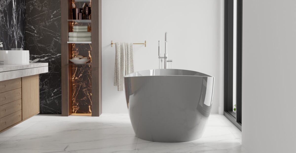 Freestanding Bathtub BW-03-XL-GRY