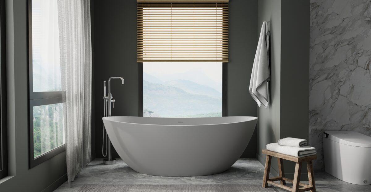 Freestanding Bathtub BW-03-XL-GRY