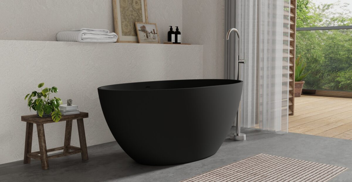 Freestanding Bathtub BW-04-L-BLK
