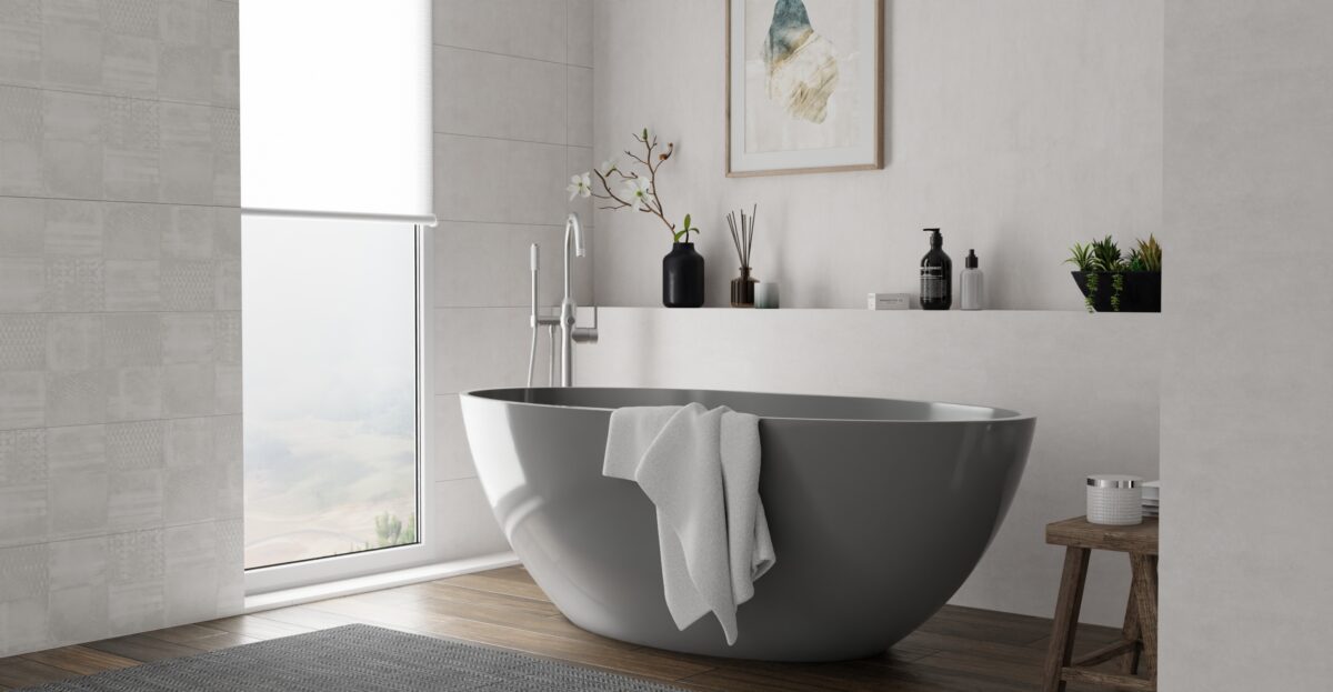 Freestanding Bathtub BW-04-XL-GRY