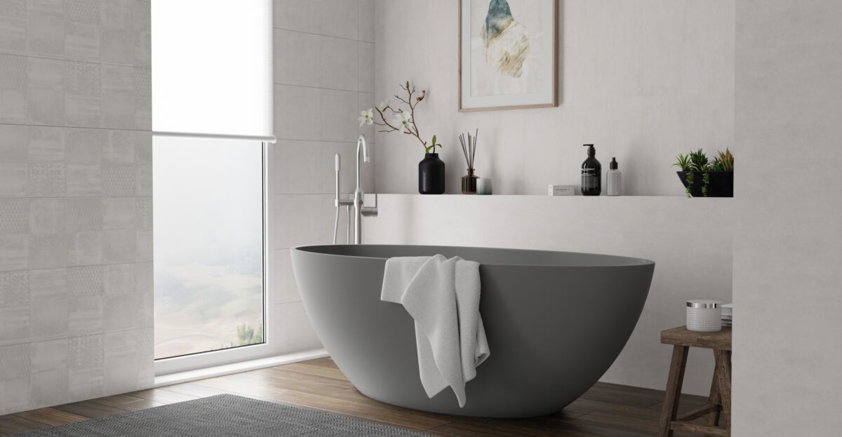 Freestanding Bathtub BW-04-XL-GRY