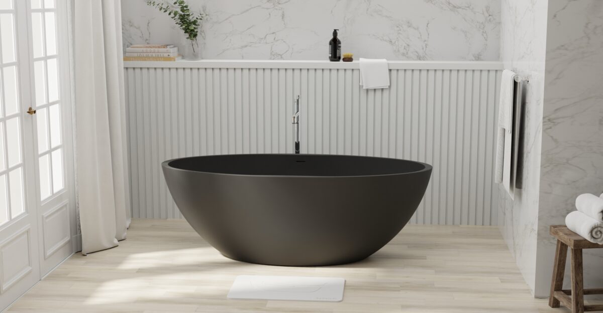 Freestanding Bathtub BW-04-XL-BLK