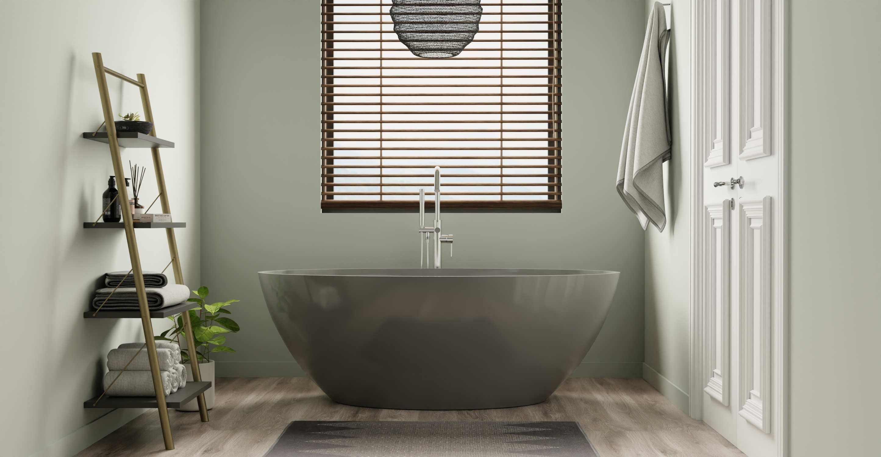 Freestanding Bathtub BW-05-L-GRY