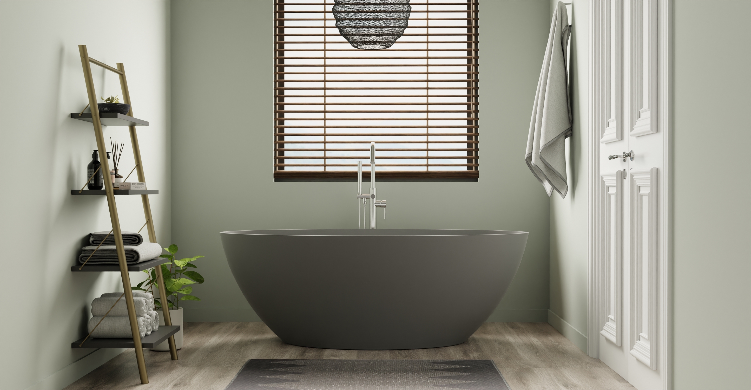 Freestanding Bathtub BW-05-L-GRY