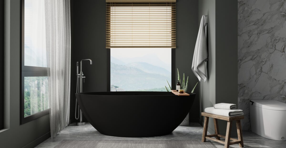 Freestanding Bathtub BW-05-XL-BLK