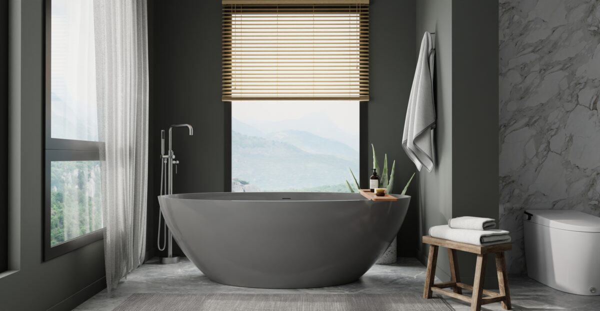 Freestanding Bathtub BW-05-XL-GRY