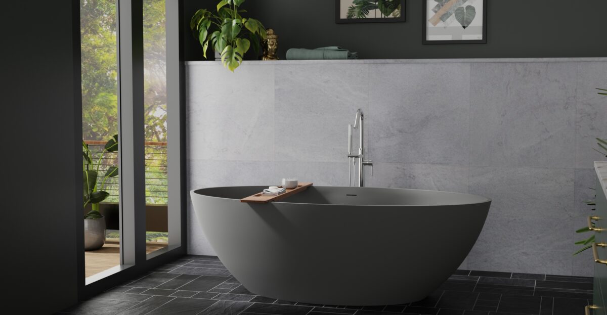 Freestanding Bathtub BW-05-XL-GRY