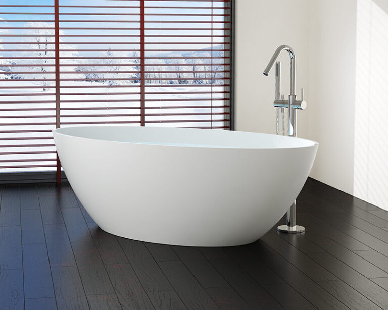 70" Freestanding Tub Model BW05XL Stone Resin Badeloft USA