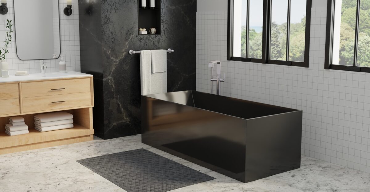 Freestanding Bathtub BW-06-XL-BLK