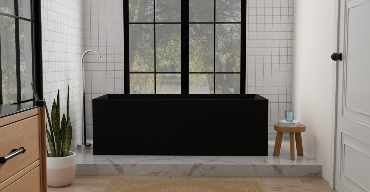 Freestanding Bathtub BW-06-XL-BLK