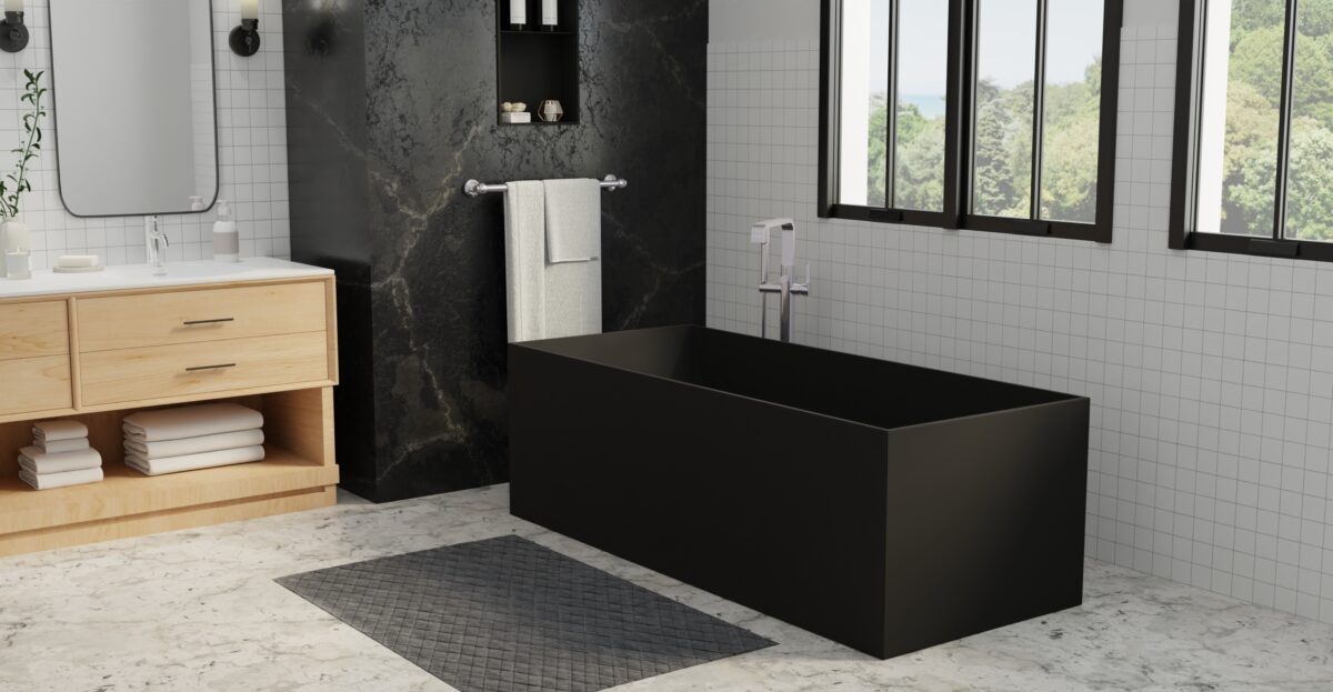Freestanding Bathtub BW-06-XL-BLK