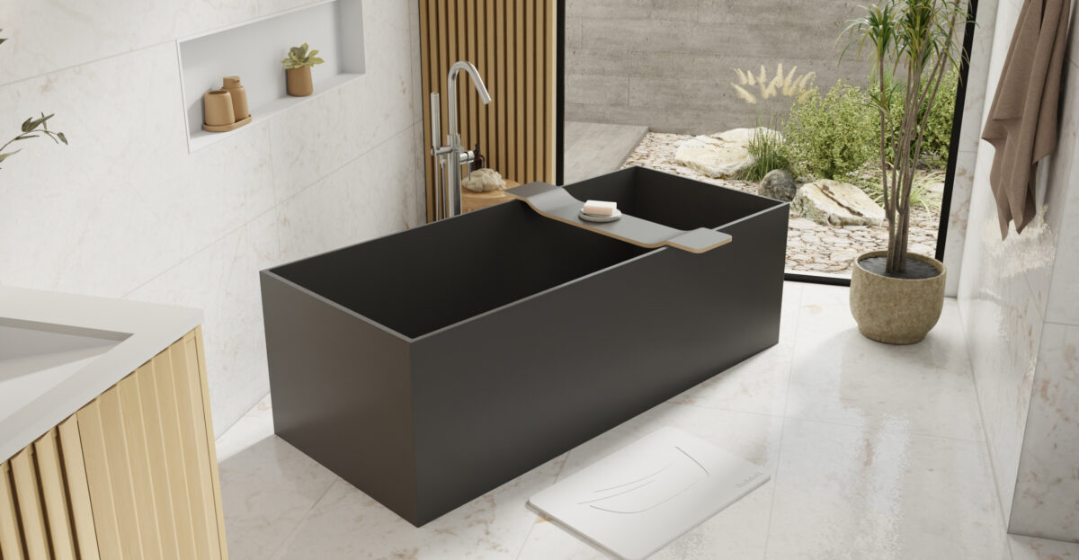 Rectangular Freestanding Bathtub - Model BW-06-XL | Badeloft USA
