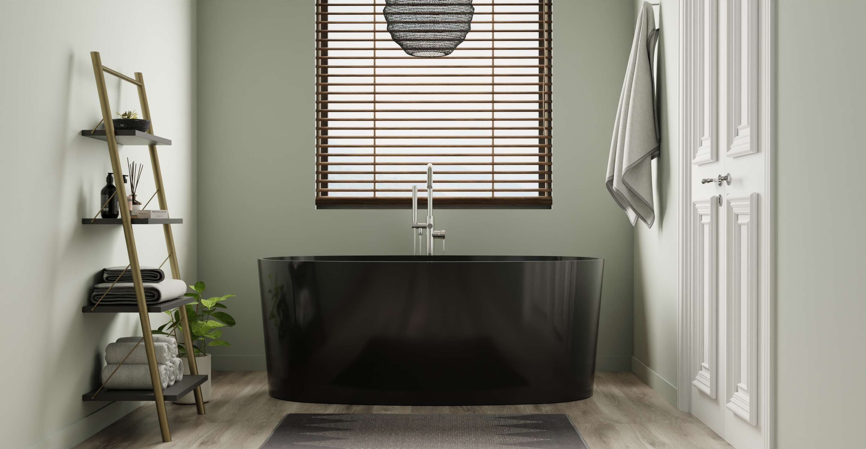 Freestanding Bathtub BW-08-BLK