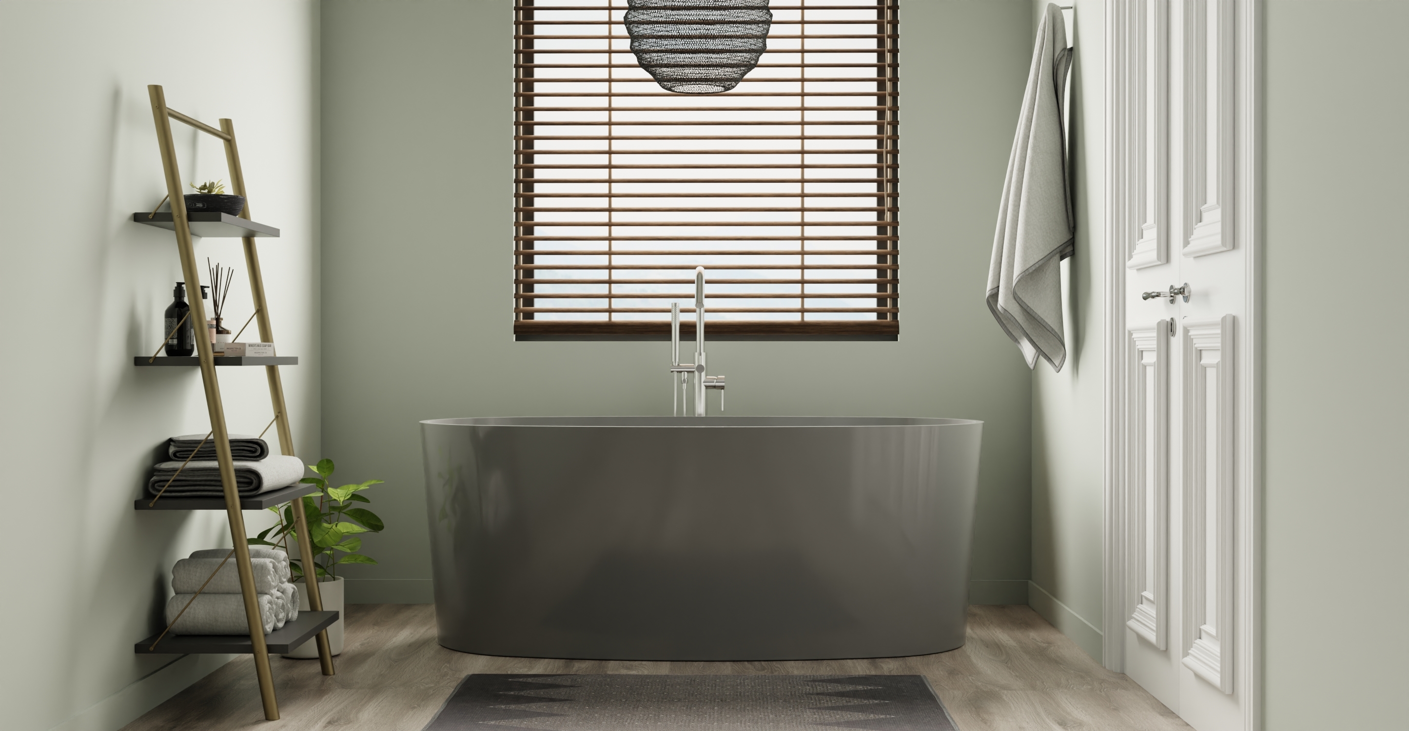 Freestanding Bathtub BW-08-GRY